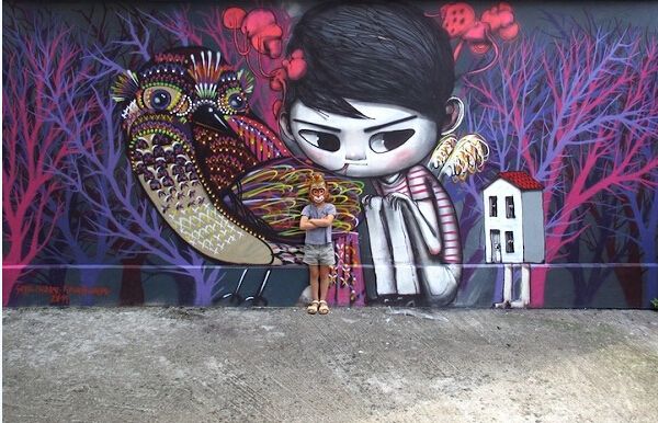 用畫筆，給自己的家涂上一幅墻繪