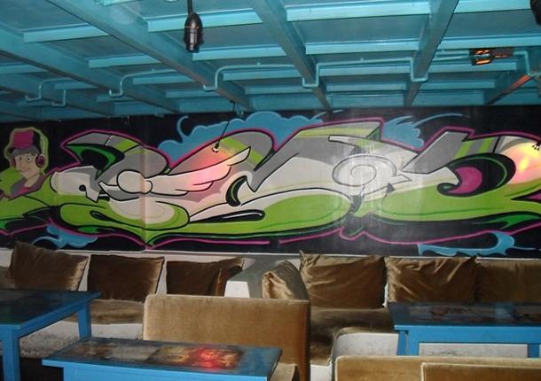 【3d立體畫】酒吧墻繪案例賞析