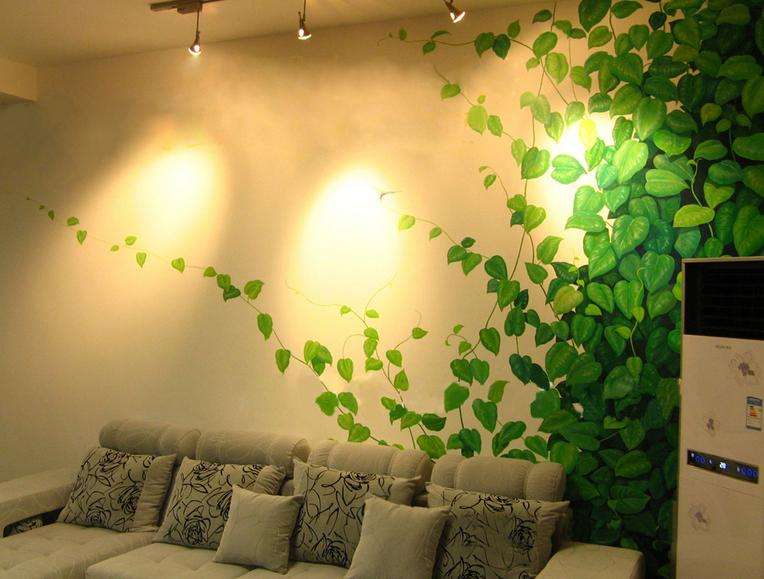 【墻繪價格】客廳背景墻之沙發背景墻