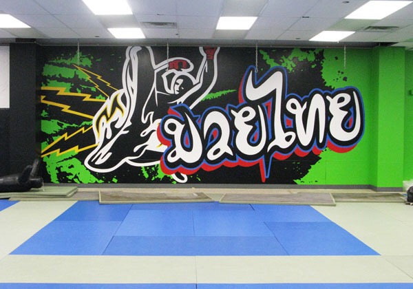 【墻繪公司】墻繪讓健身房充滿活力！
