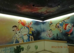 叮當貓主題彩繪