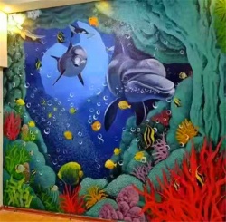 廣州海珠3D立體畫【手繪墻畫】