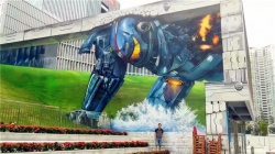 深圳手繪墻壁畫【幼兒園墻繪】