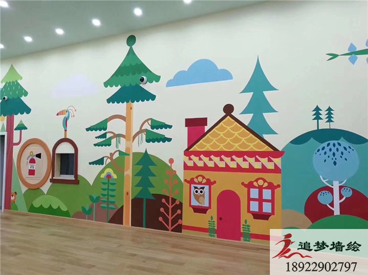 舞蹈室彩繪【3d立體畫】