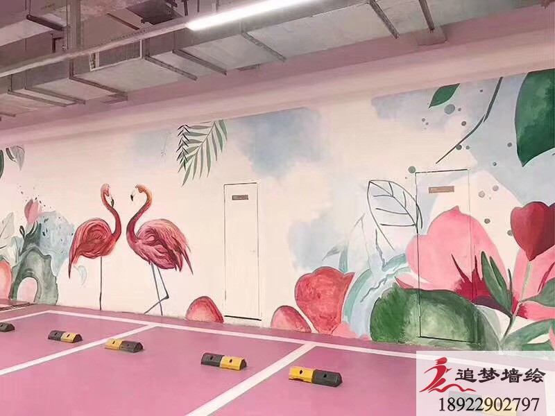 東莞萬(wàn)科地下停車場(chǎng)【室內(nèi)墻繪】
