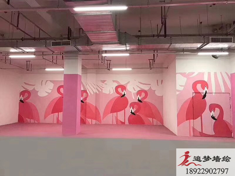 東莞萬(wàn)科地下停車場(chǎng)【室內(nèi)墻繪】