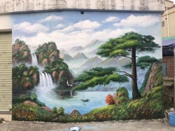 黃埔山水文化墻