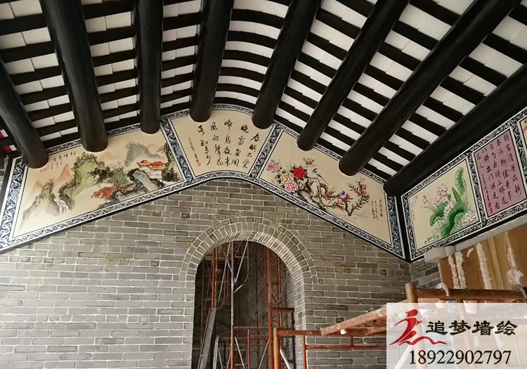 古建筑彩繪廣州市越秀